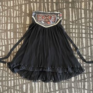 Free People | Black Babydoll Dress